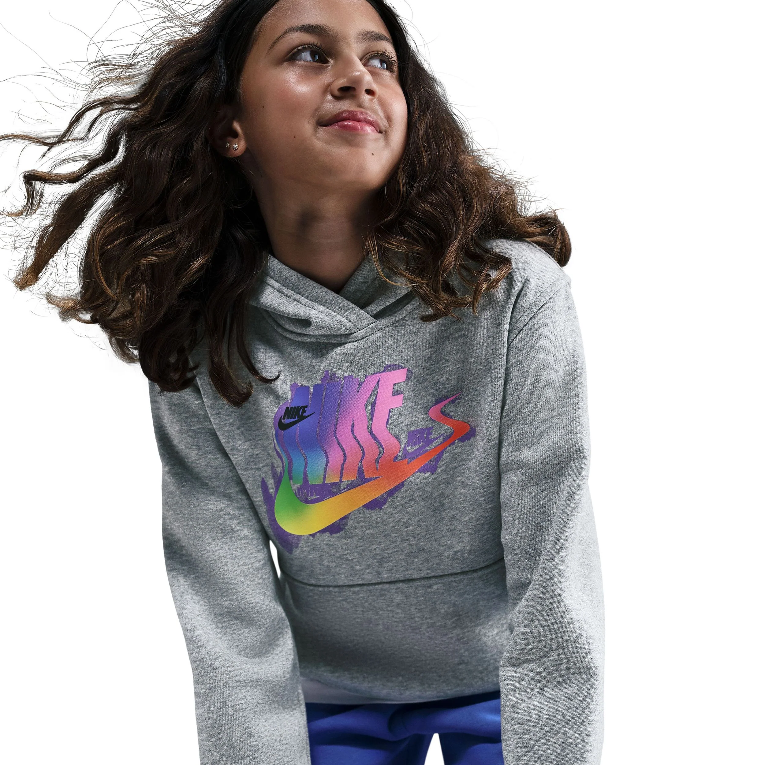 Club Fleece Hoodie Glitch (Big Kids) - Image 4