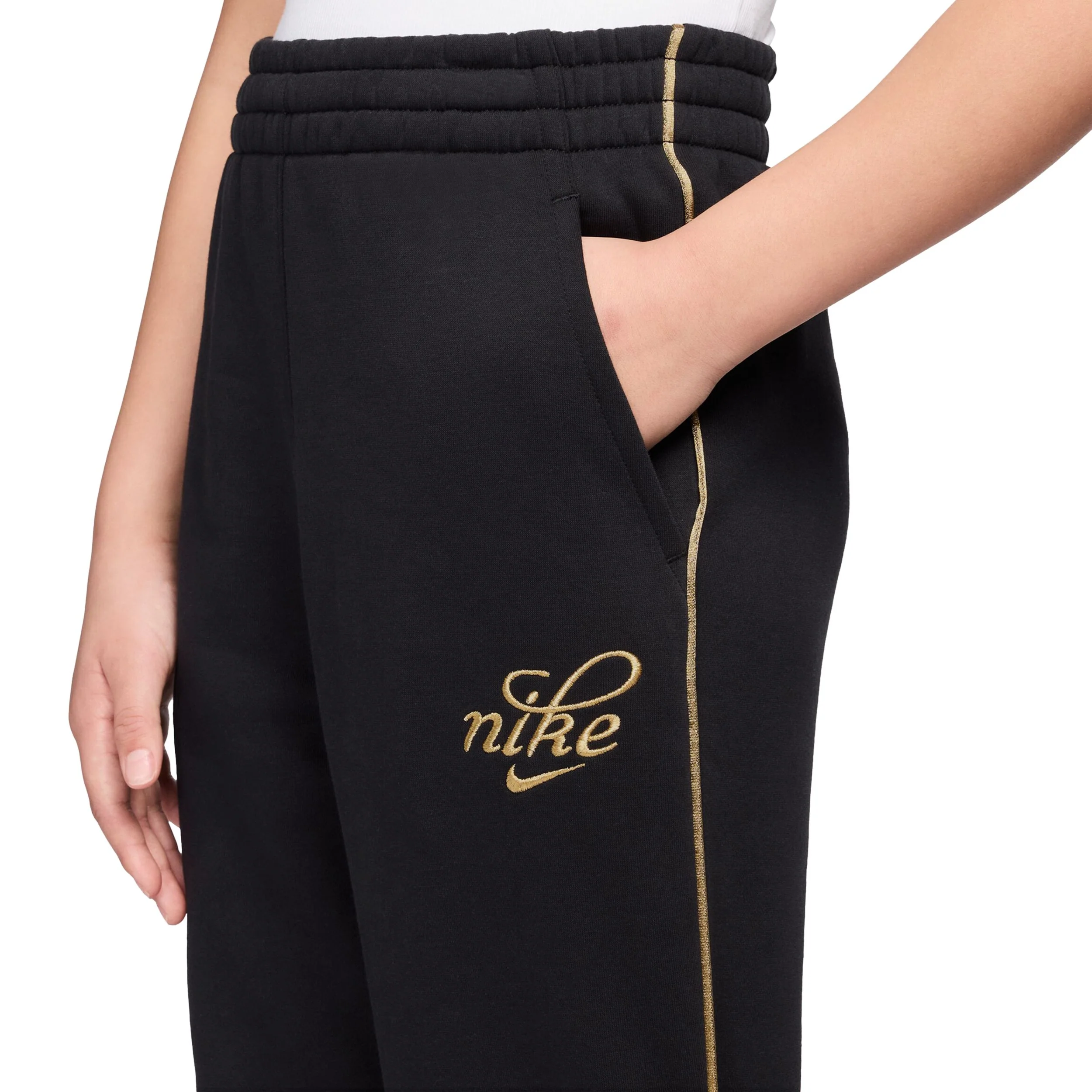Club Fleece Shine Jogger Pant (Big Kid) - Image 3