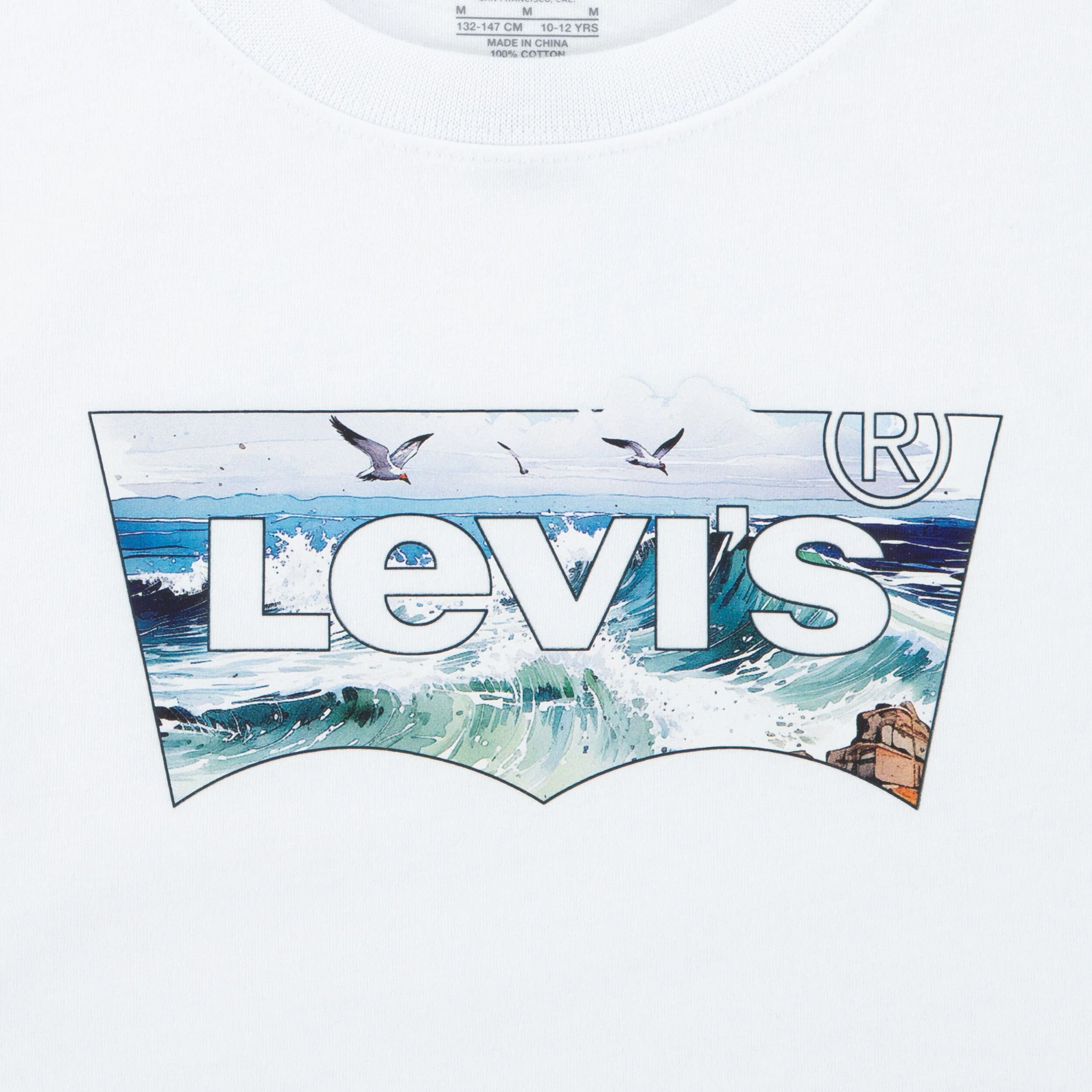 Crashing Waves Batwing Tee (Big Kid) - Image 3