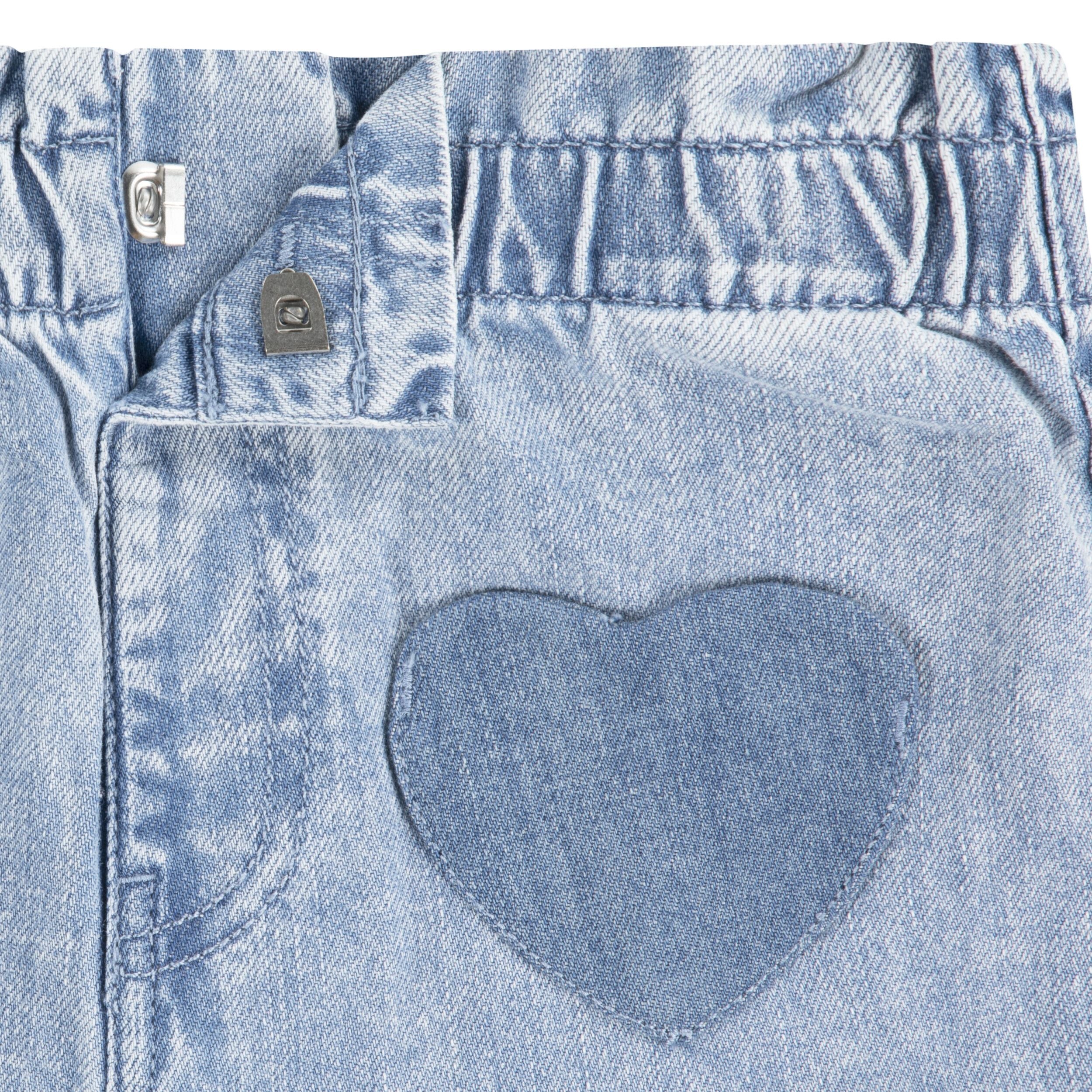 Denim Top And Heart Pants 2-Piece Set (Little Kid) - Image 5