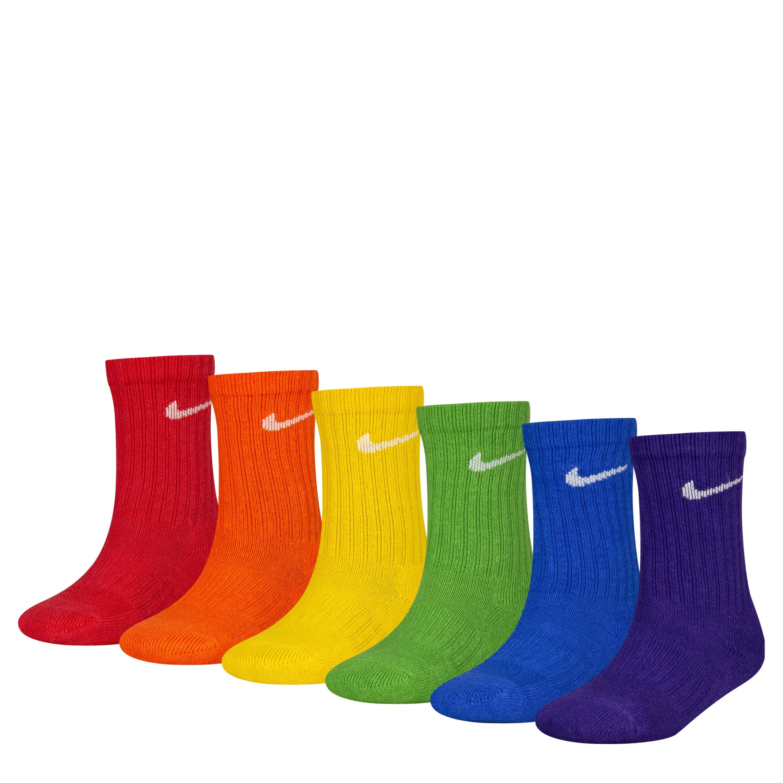 Dri-Fit Perf Basic Crew Socks 6 Pack (10C-3Y)