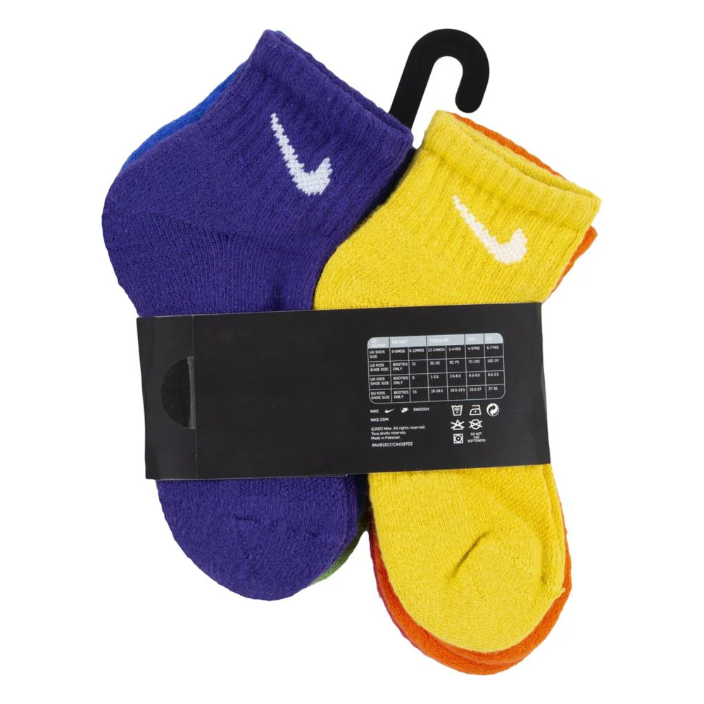 Dri-Fit Performance Basic Ankle Socks 6-Pack (5-7) - Image 4