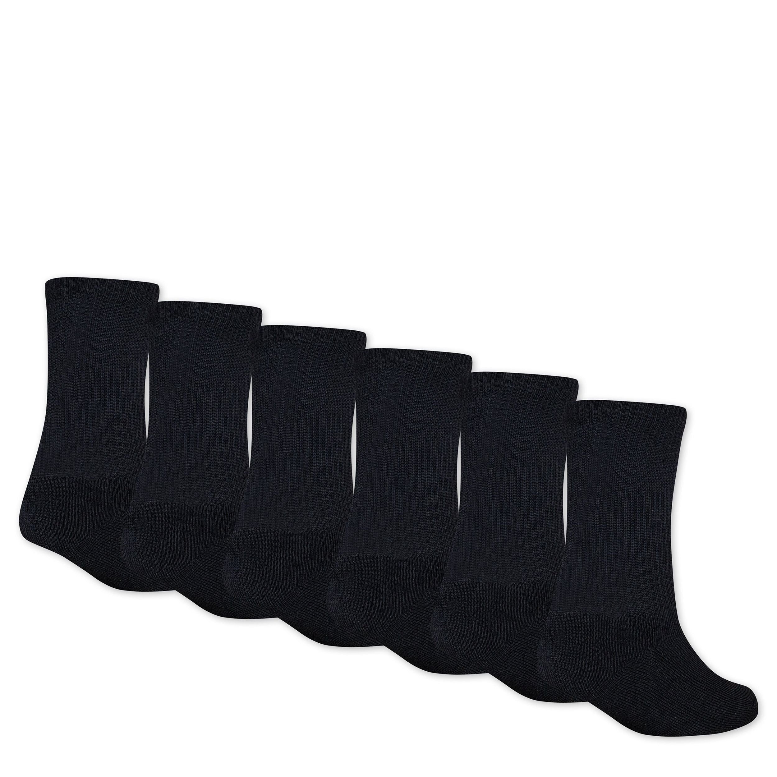 Everyday Essentials Crew Socks 6-Pack (5Y-7Y) - Image 2