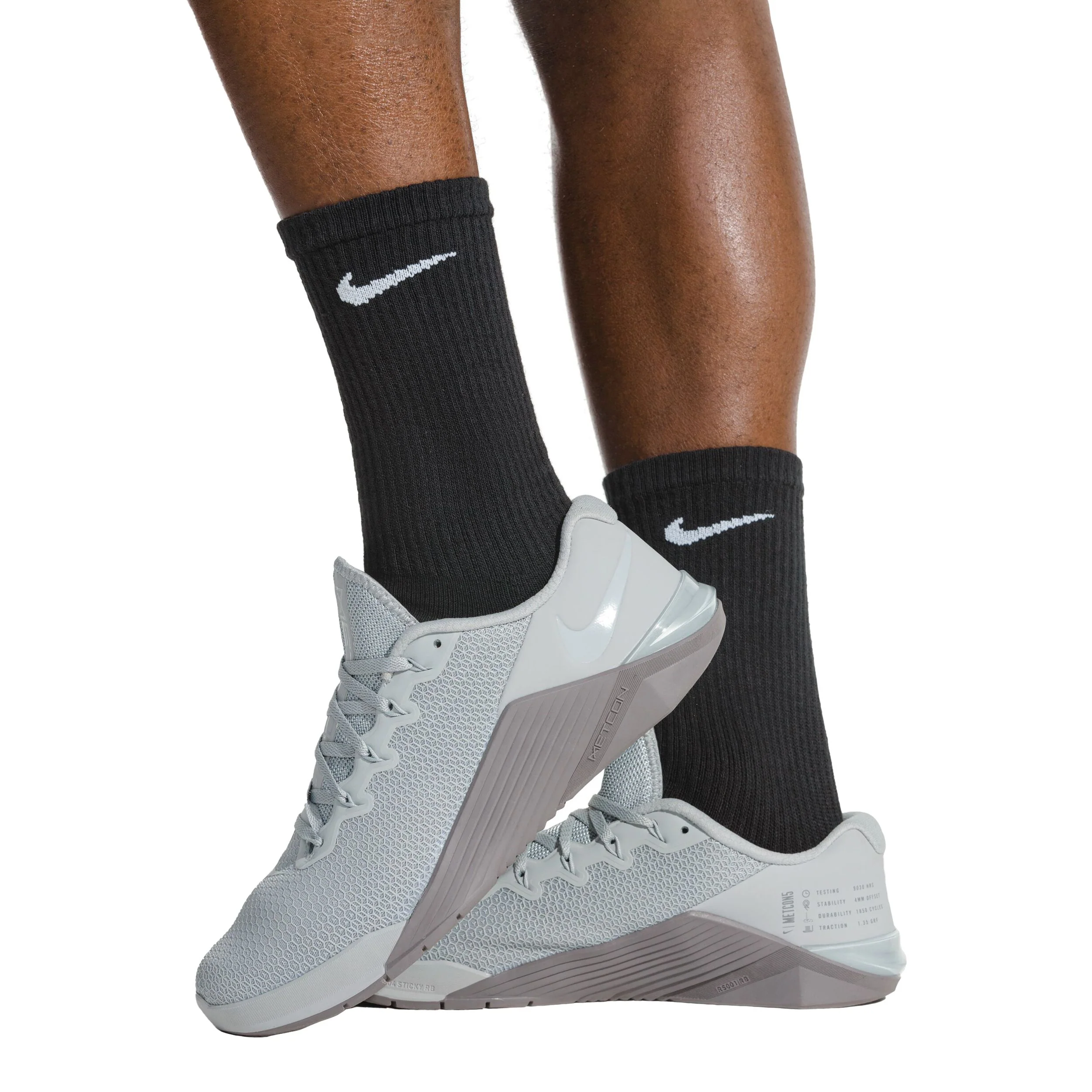 Everyday Plus Cushioned Training Crew Socks Large - Image 4