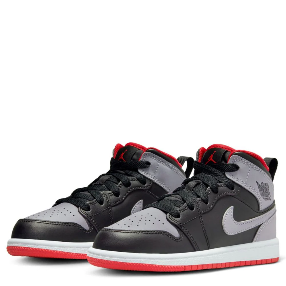 Jordan 1 Mid (Little Kid) - Image 2