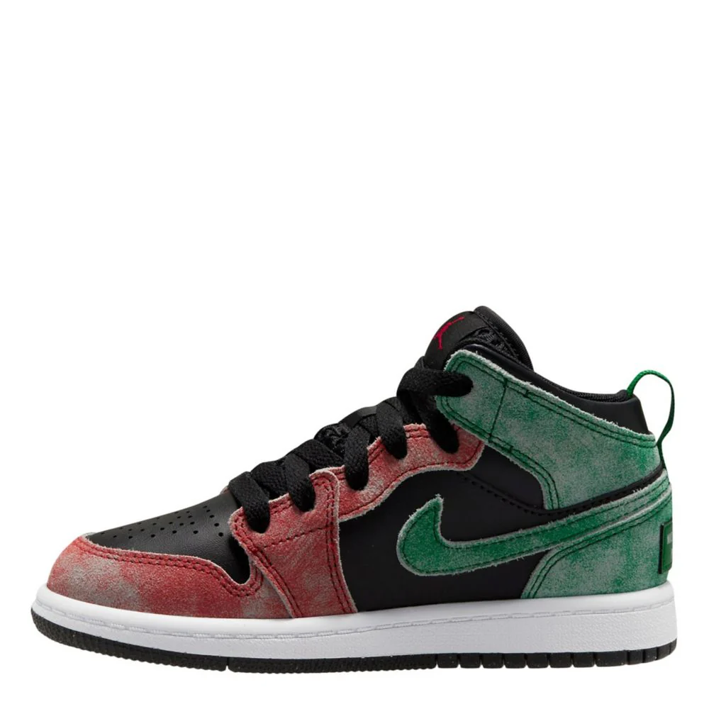 Jordan 1 Mid Se (Little Kid) - Image 3