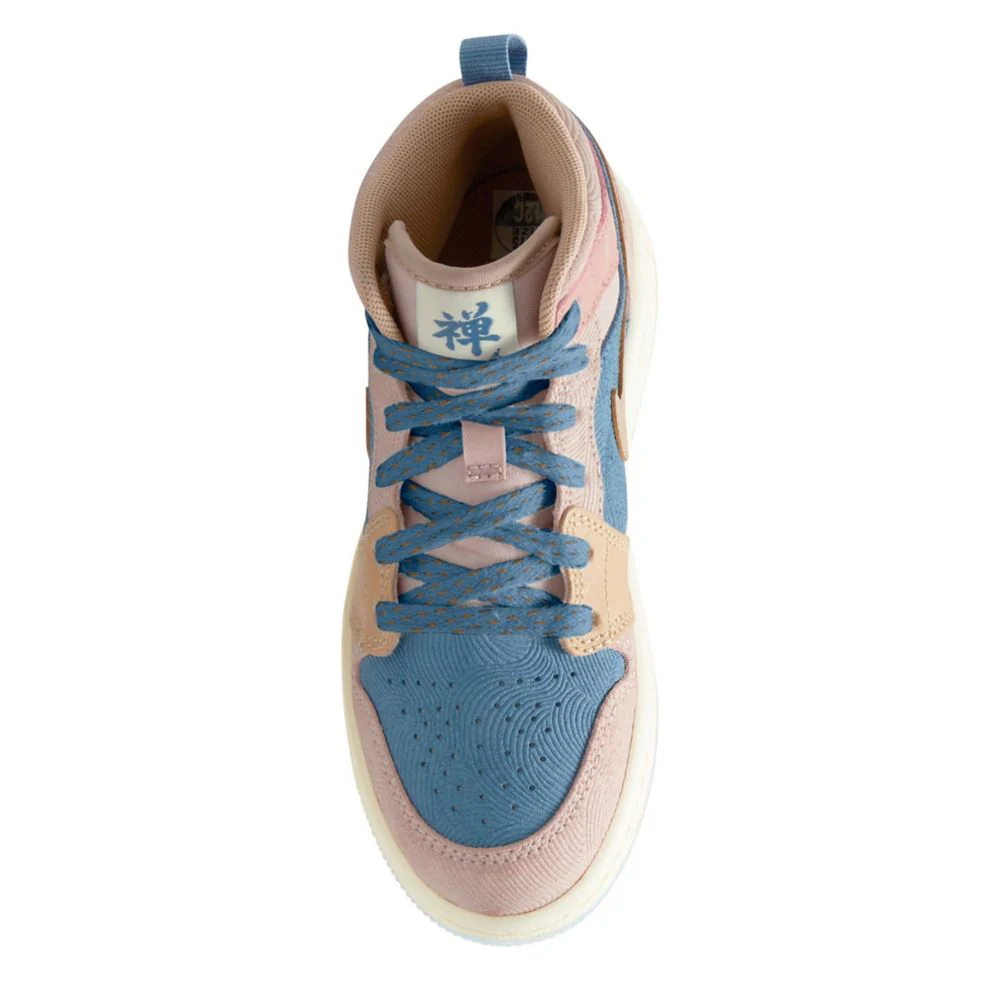 Jordan 1 Mid Sneaker School (Little Kid) - Image 4
