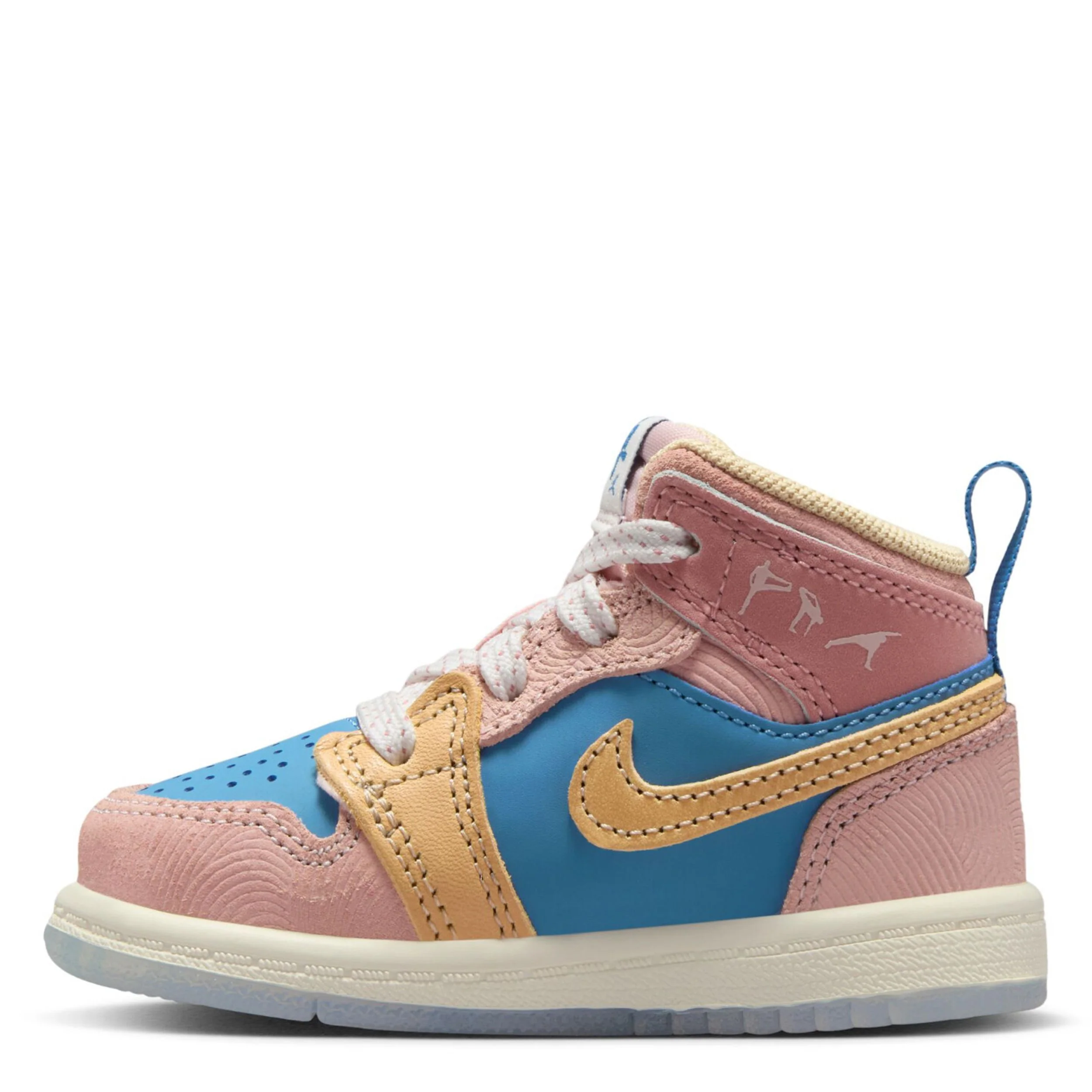 Jordan 1 Mid Sneaker School (Toddler) - Image 2
