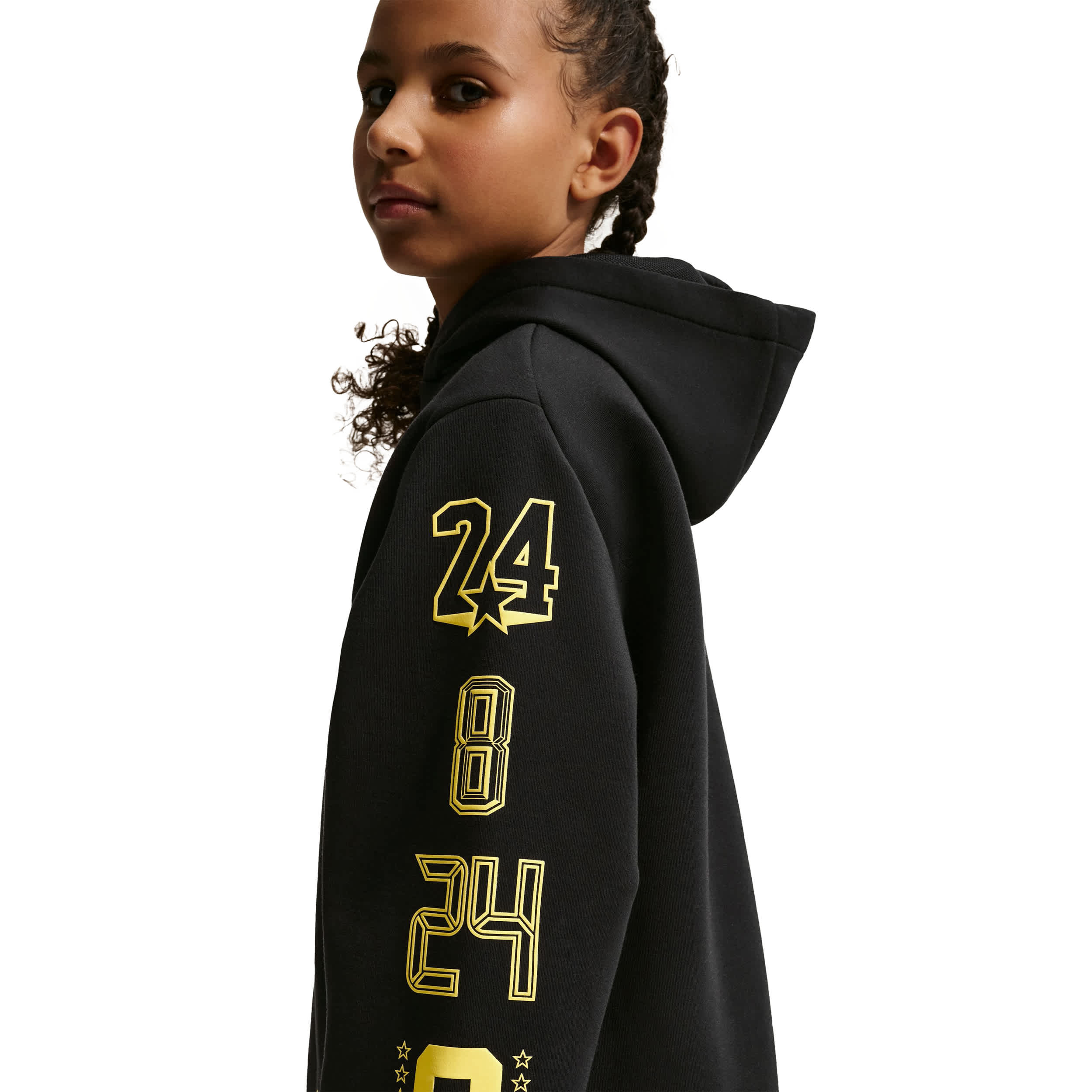 Kobe Fleece Pullover Hoodie (Big Kid) - Image 3