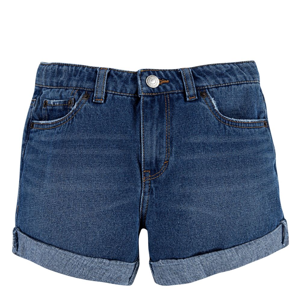 Levis Girlfriend Shorty Short (Big Kid) - Image 5