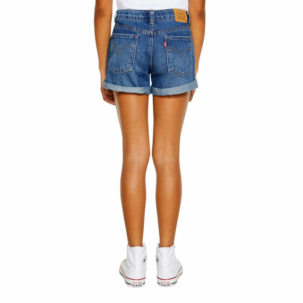 Levis Girlfriend Shorty Short (Big Kid) - Image 8