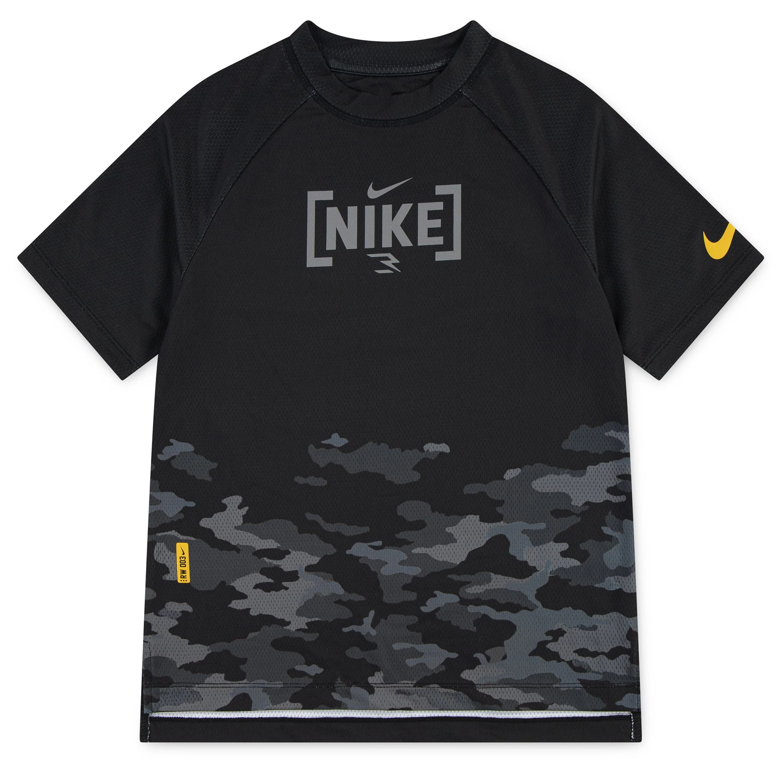 Mesh Camo Panel Tee (Big Kid)