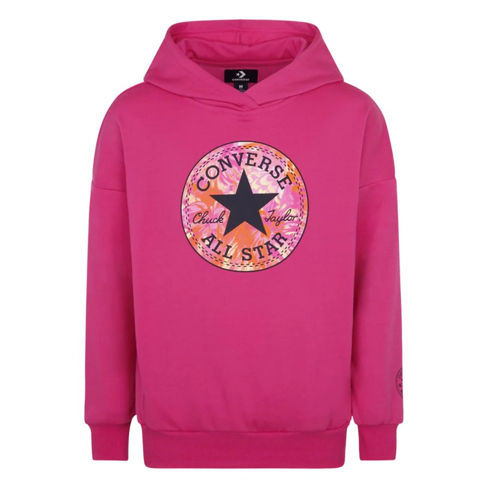 Oversized Patch Hoodie (Big Kid)