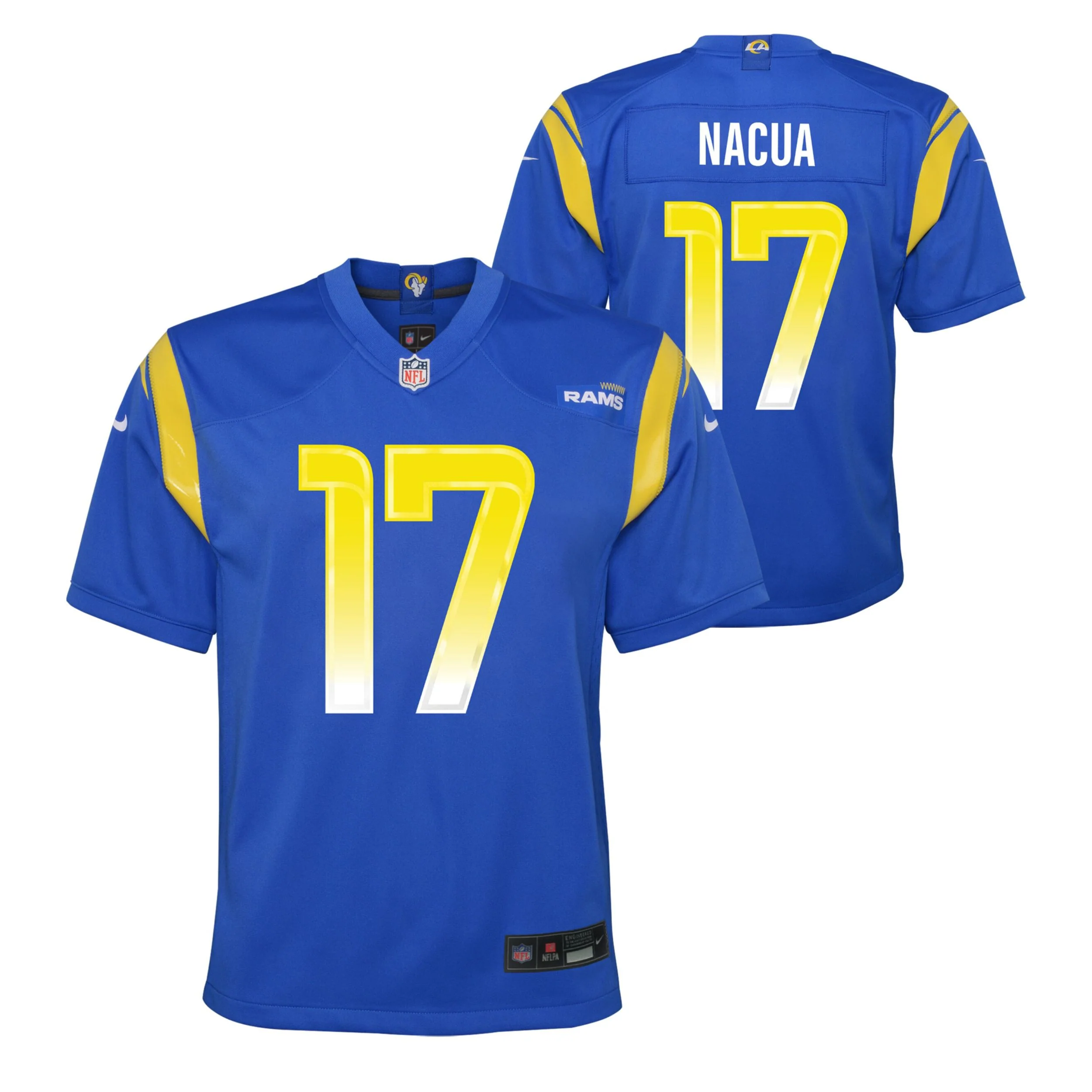 Rams Puka Nacua Jersey (Big Kid) - Image 3