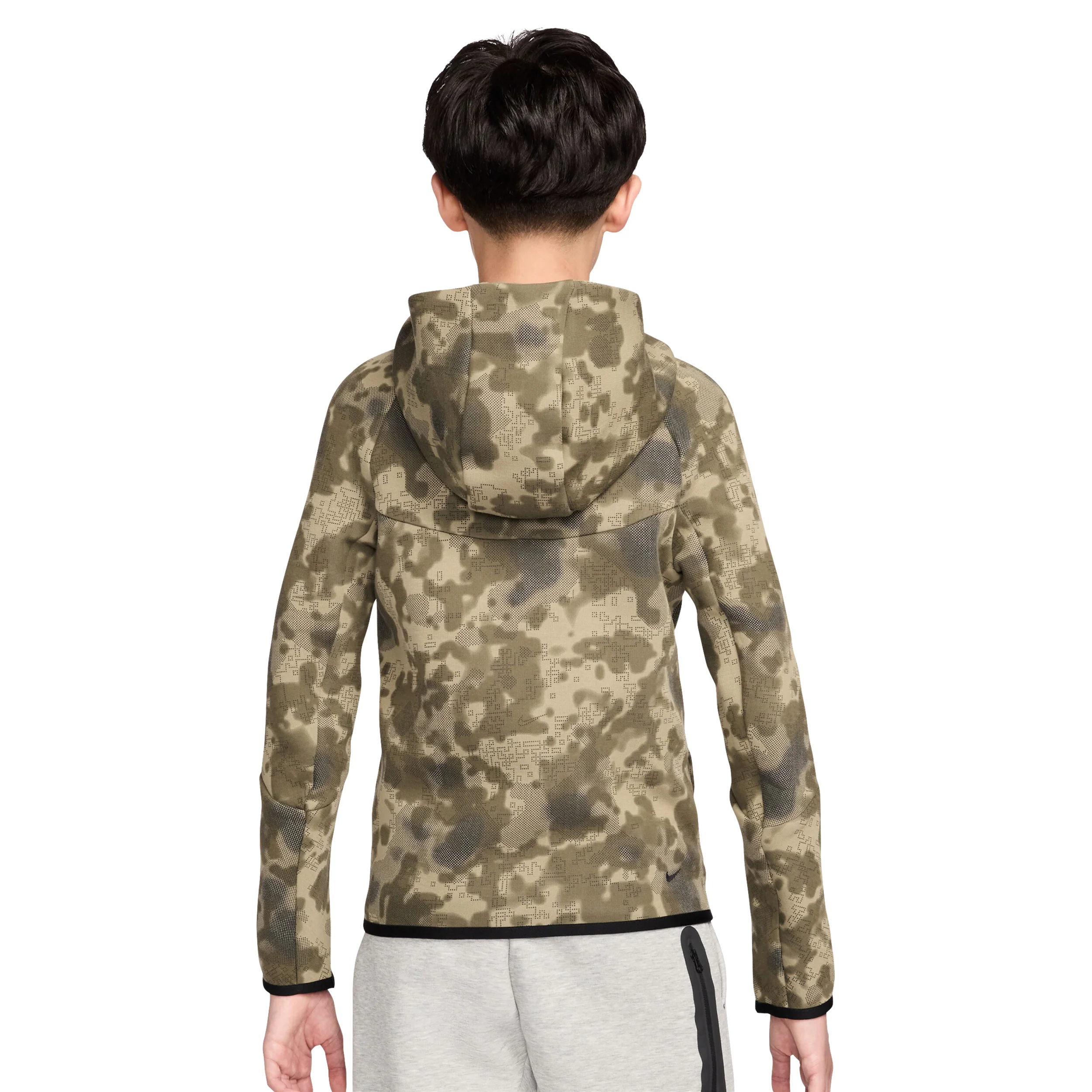 Tech Fleece Full Zip Hoodie (Big Kid) - Image 2