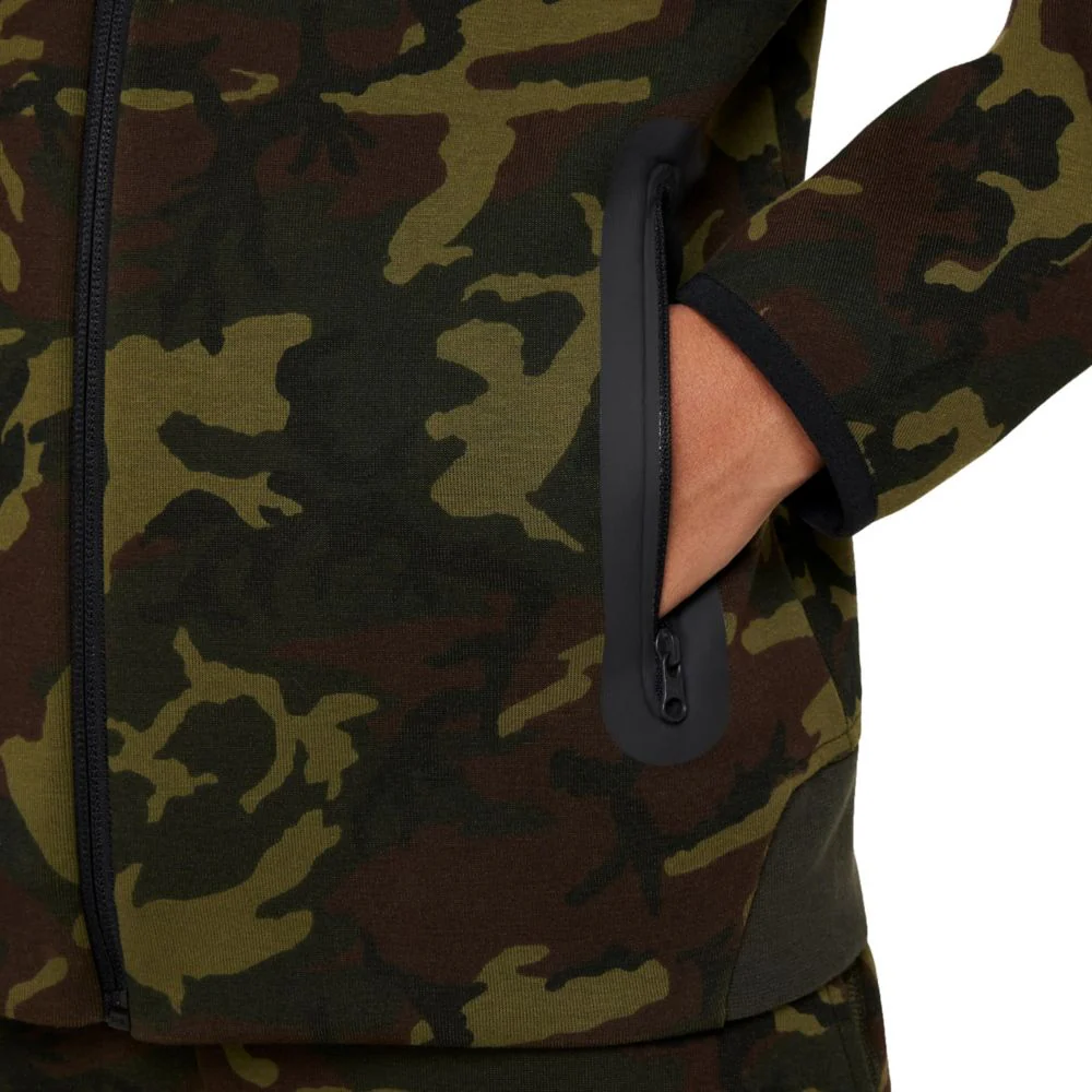 Tech Fleece Full Zip Hoodie (Big Kids) - Image 4